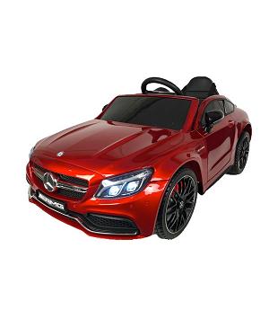 Mercedes C63 AMG 12v, ROJO PINTADO, FULL OPTION  AC-QY1588